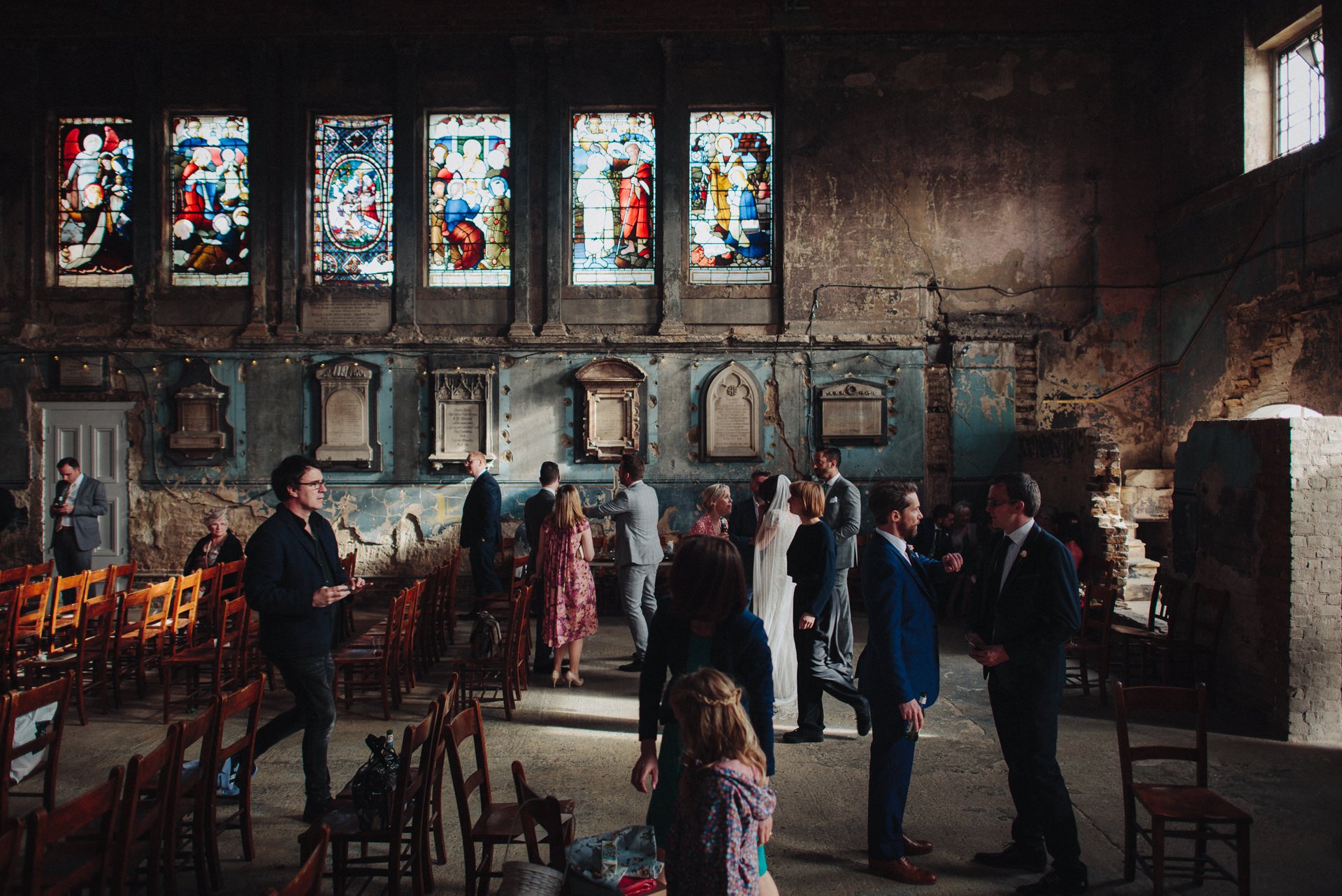 Asylum Chapel drinks reception