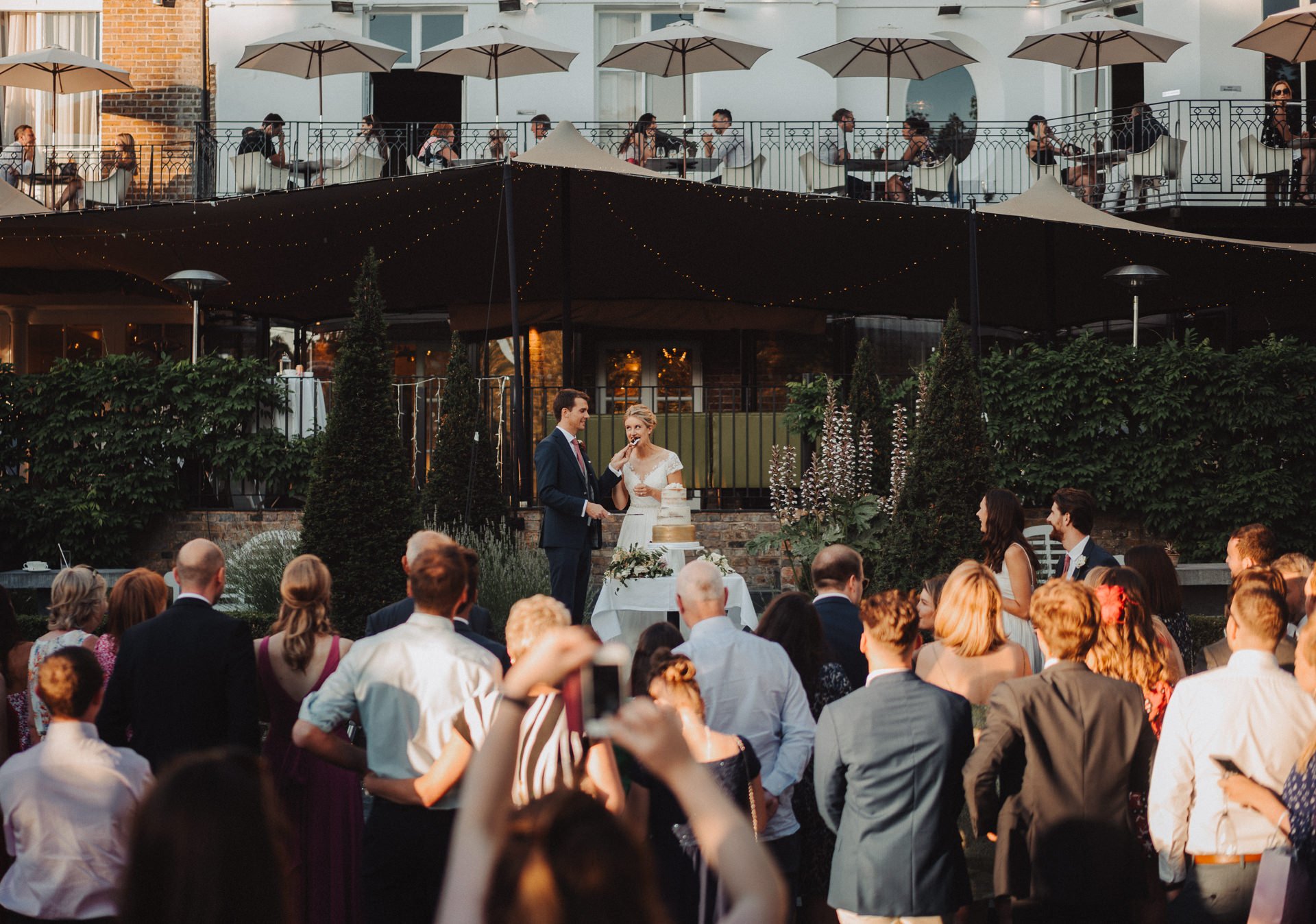 Bingham Riverhouse wedding cake
